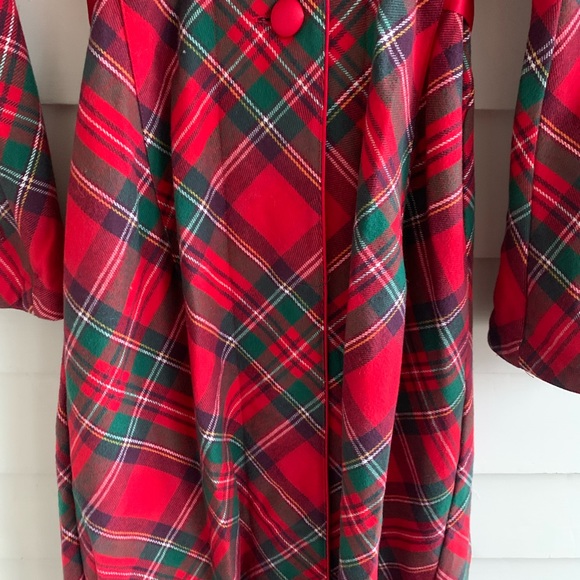 Victoria’s Secret Vintage Tartan Plaid Quality Robe Size XS/S - Picture 5 of 14